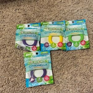 Bugables Citronella Wristband - Purple, Yellow, Green